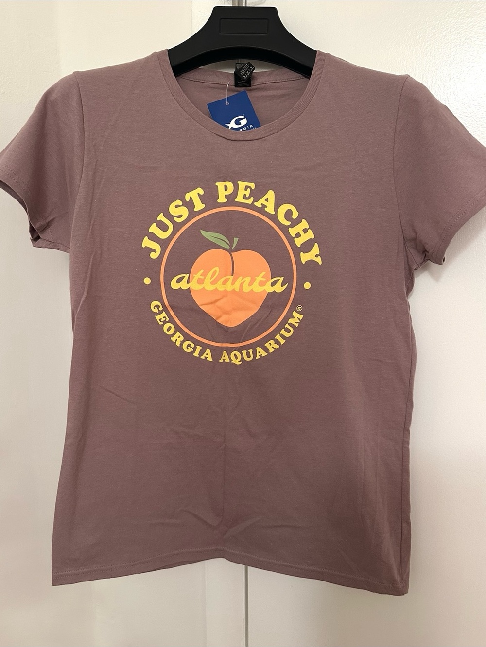 NWT Just Peachy Atlanta Georgia Aquarium Graphic Tee